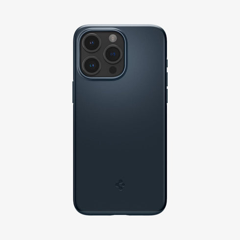ACS06544 - iPhone 15 Pro Max Case Thin Fit in black showing the back